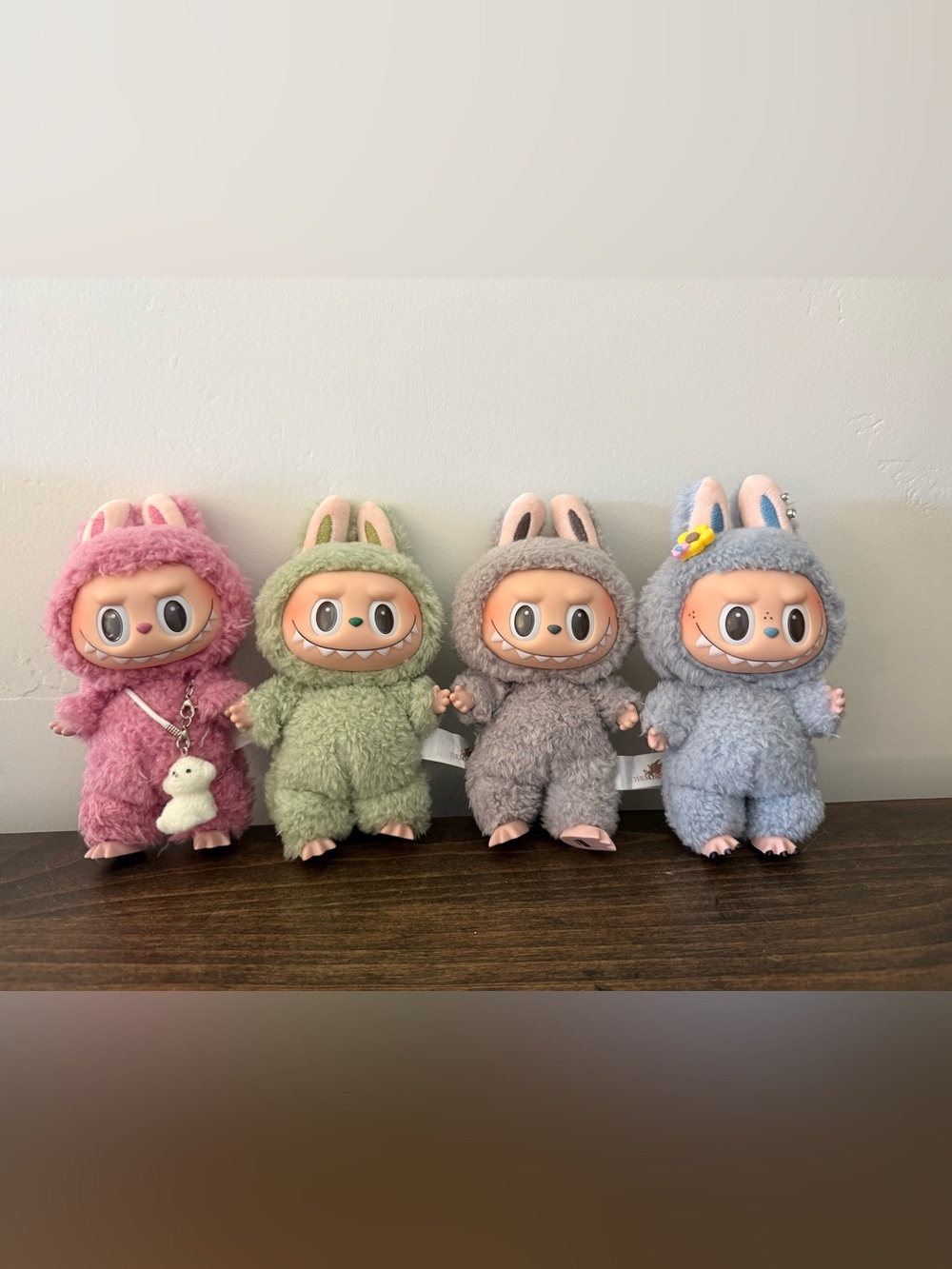 LABUBU Exciting Macaron series Set of 4
